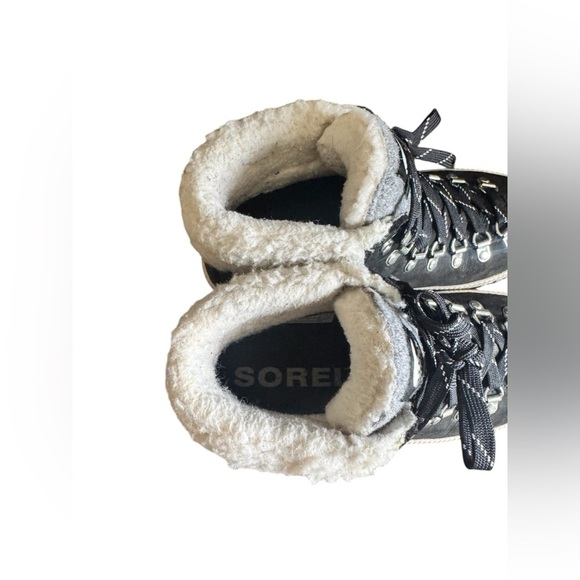 SOREL - Women's Out ‘N About Plus Conquest Waterproof Suede Boot Size 7 Faux Fur - Picture 5 of 16